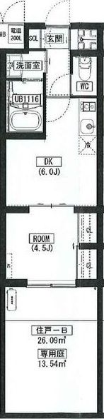 ルガール 我孫子の間取り画像