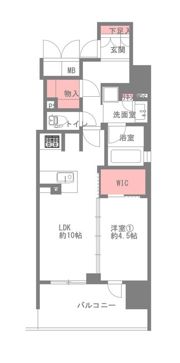 クリスタルエグゼ南堀江 802号室の間取り画像