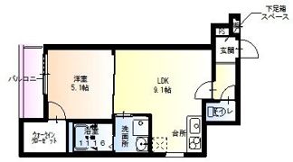 フジパレス東粉浜の間取り画像