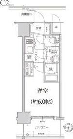 エスリード大阪プライムゲートの間取り画像