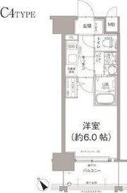 エスリード大阪デュアルゲートの間取り画像