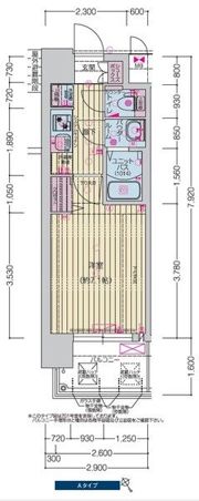 プレサンス OSAKA 姫里エンファシスの間取り画像