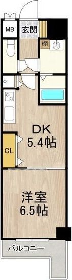 フロンティアタワー九条III（旧CITY SPIRE九条I・の間取り画像