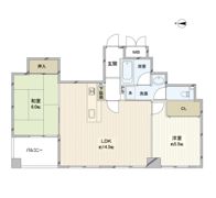 ペルル南森町の間取り画像