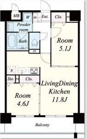 レミオコート都島の間取り画像