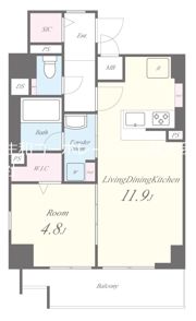 Arome梅田の間取り画像