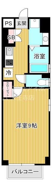 朝陽館の間取り画像