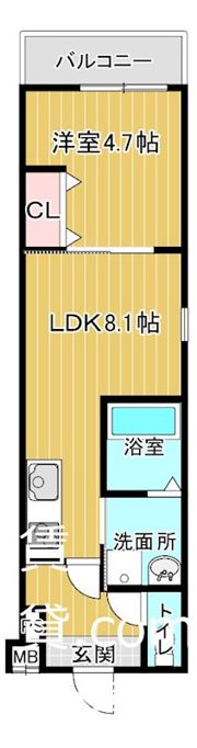 フジパレス新森古市の間取り画像