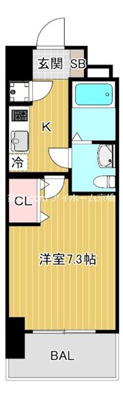 セレニテ京橋クレアの間取り画像