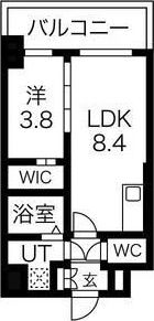 エスリードレジデンス梅田マークスの間取り画像
