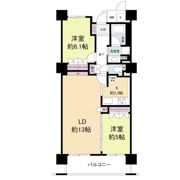 エル・セレーノ上本町レジデンスの間取り画像