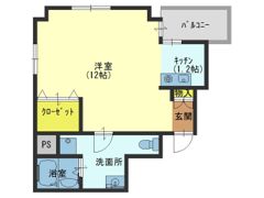 オルグ上町の間取り画像