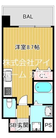 マンションはりげんの間取り画像