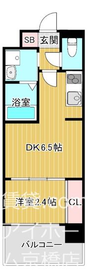 セレニテ天六リアンの間取り画像