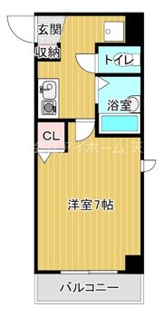 ロイヤルカーサ阿倍野の間取り画像
