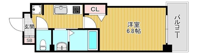 LUXE深江橋IIの間取り画像