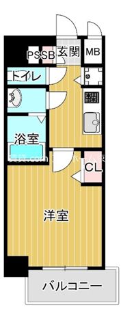 ゼオン大阪EASTの間取り画像