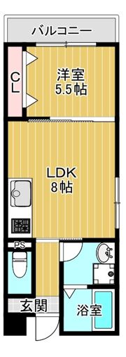 グランイニシオ都島の間取り画像