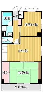EMS COURT関目の間取り画像