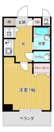カーサ山城の間取り画像