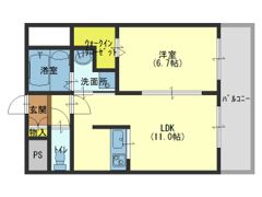Comfort Fukaeの間取り画像