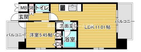 プレジオ城東中央の間取り画像