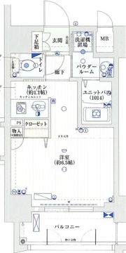 アクアプレイス梅田IIの間取り画像