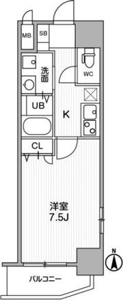 La Douceur梅田Westの間取り画像