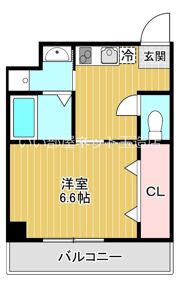 Siete桃谷の間取り画像
