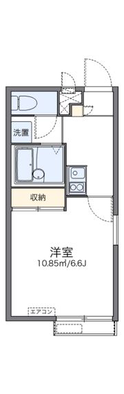 レオパレスハナテン2番館の間取り画像