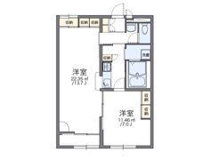 レオパレス千成IIの間取り画像