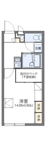レオパレス旭町の間取り画像