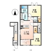 メゾン・ド・ヴェルデ若江の間取り画像