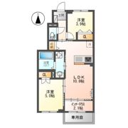 リヴォラルコート若江の間取り画像