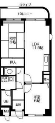 御勝山南パークトリムの間取り画像