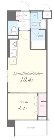 LaCASA江坂の間取り画像