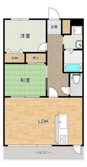 コンフォート緑地の間取り画像