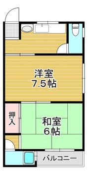 嶋川マンションの間取り画像
