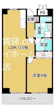 日宝ライフ放出西の間取り画像