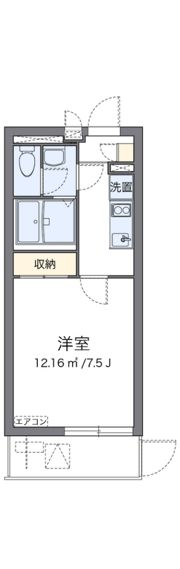 クレイノ浪華VIの間取り画像