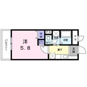アミティエ石橋の間取り画像