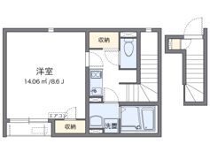 クレイノ咲の間取り画像