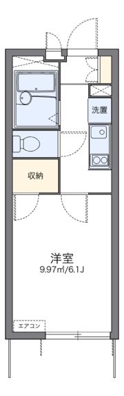 レオパレスJN Aの間取り画像