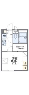レオパレスシュッドエコールの間取り画像