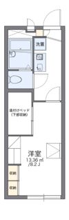 レオパレススカイヒルズの間取り画像