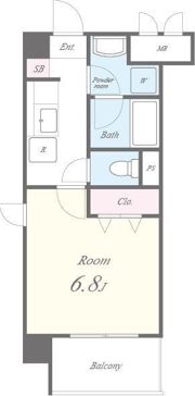 ピュールの間取り画像