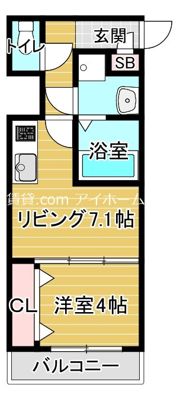 W.O.B.KYOBASHIの間取り画像