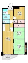 セレニティ巽の間取り画像