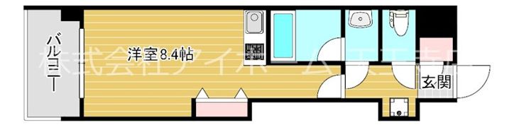 FRONT FIELD Tennojiの間取り画像