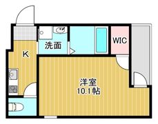 フジパレス桃谷の間取り画像